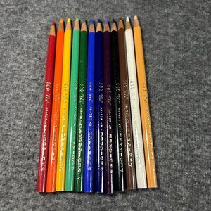 Vintage Pedigree by Empire 12 Colored Pencils.  Made In U.SA.    No Duplicates.